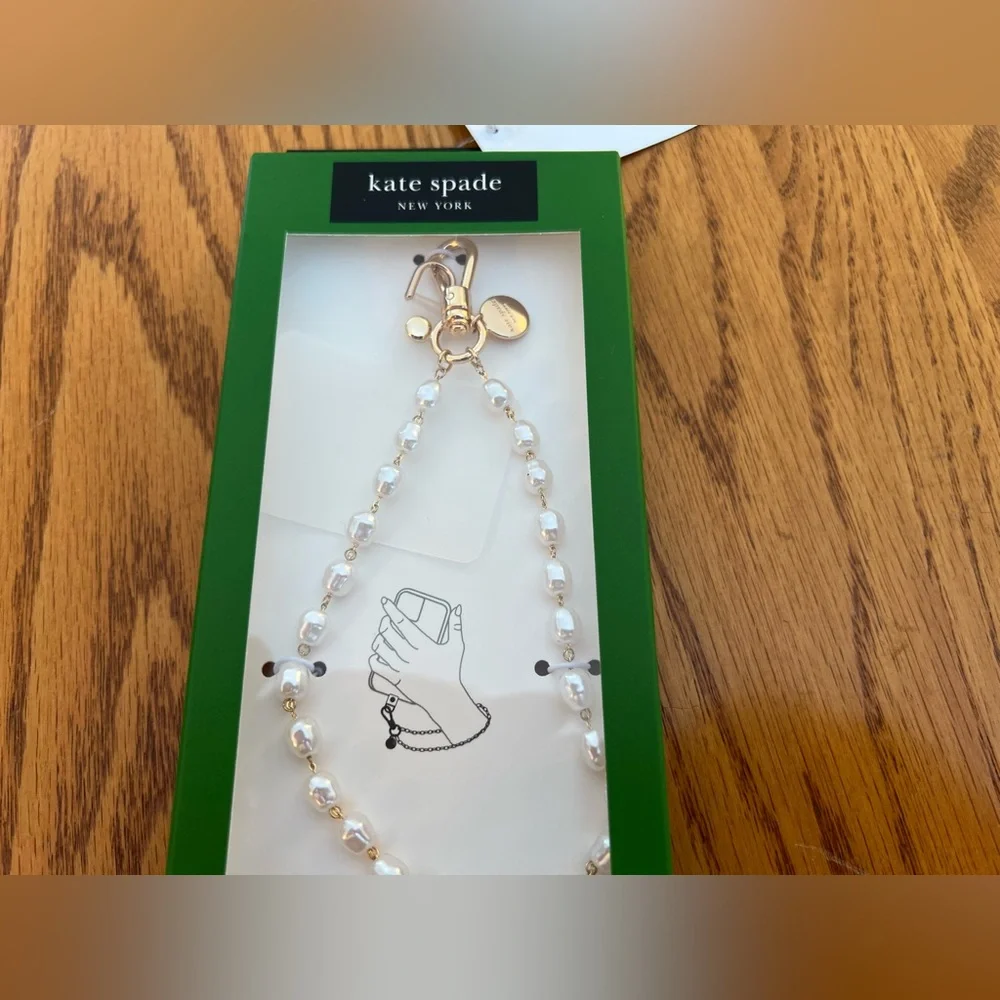 Kate Spade Pearl Phone Charm